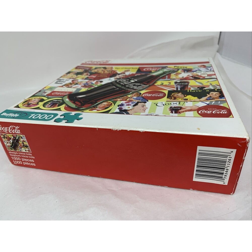 Buffalo Games Always Coca-Cola 1000 Piece Jigsaw Puzzle Sealed Retro Design Ads - Picture 5 of 7